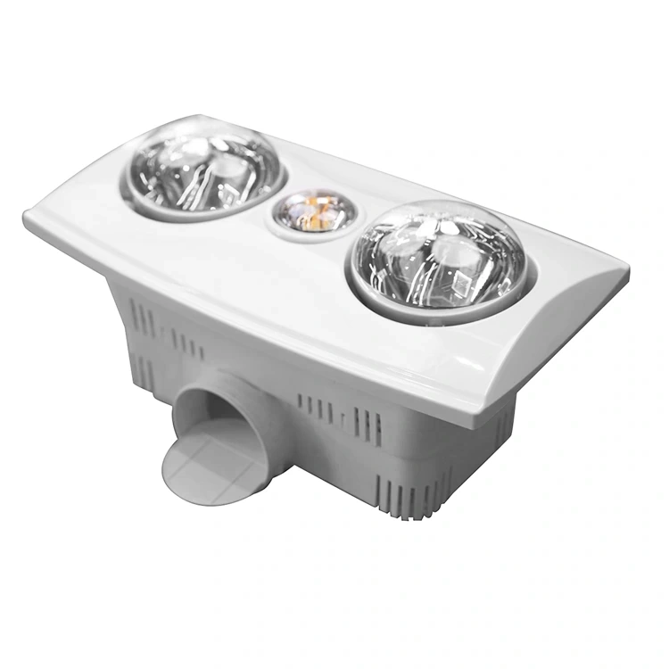 Heat lamp bathroom heater